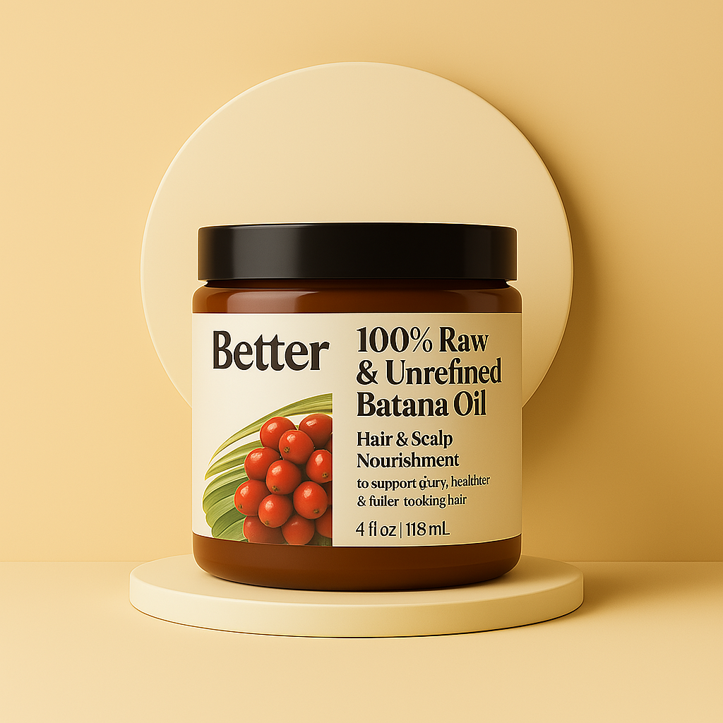 100% Raw & Unrefined Batana Oil