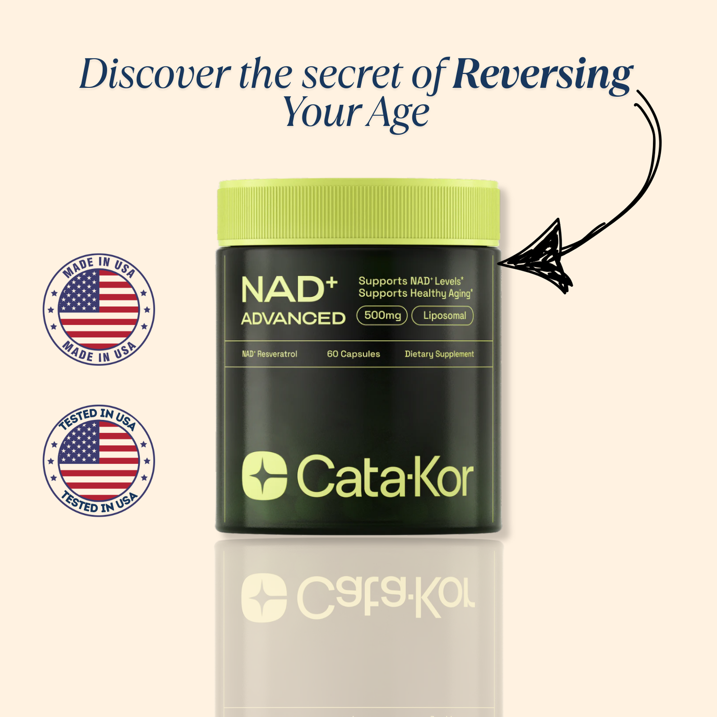 NAD+ Supplement with Resveratrol & Quercetin