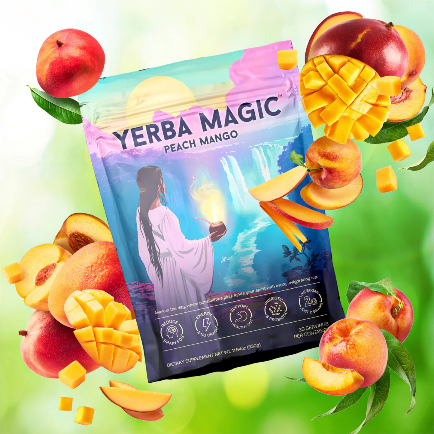 Yerba Magic Peach Mango Instant Tea