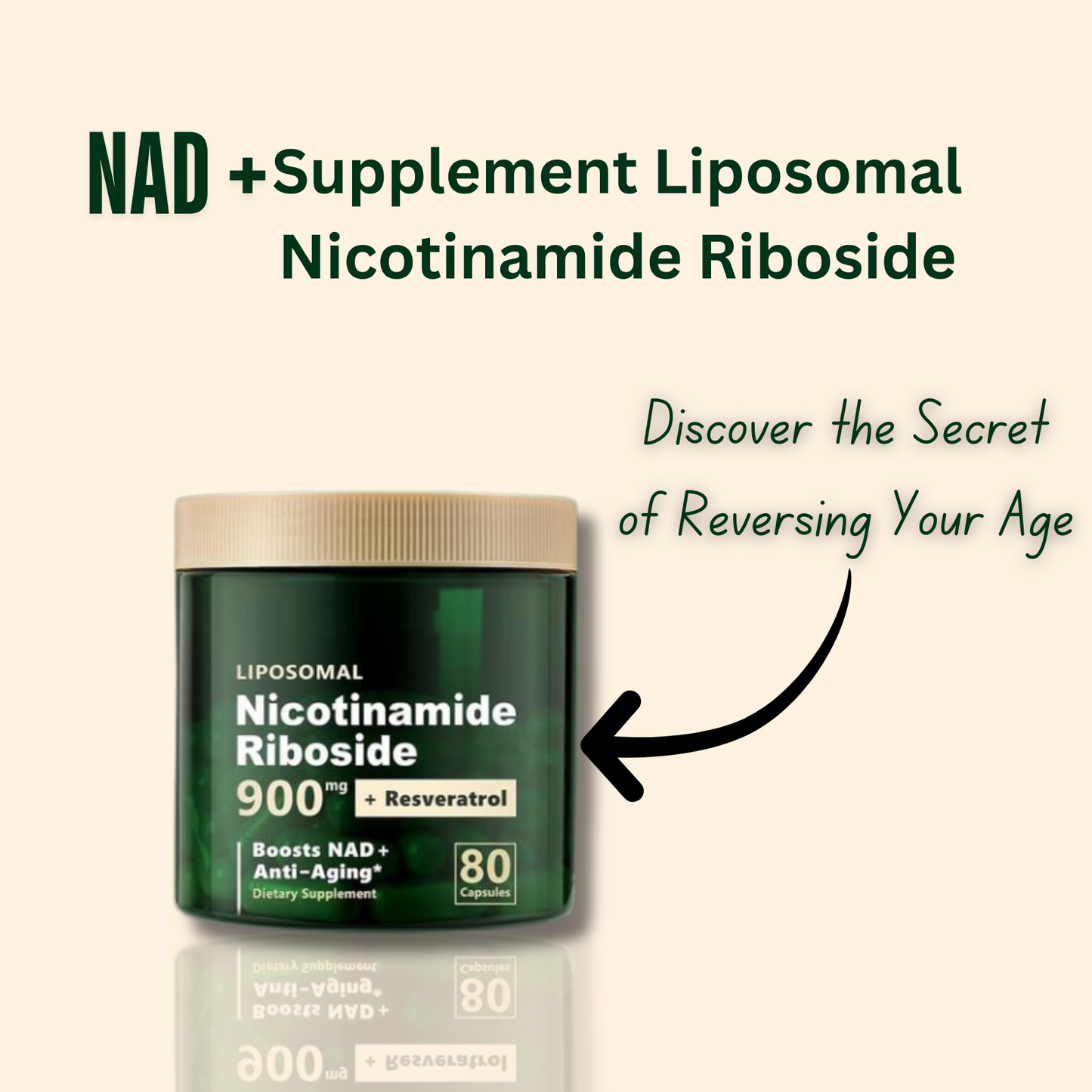 NAD+ Supplement with Resveratrol & Quercetin