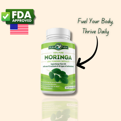 Moringa Leaf Powder Capsules